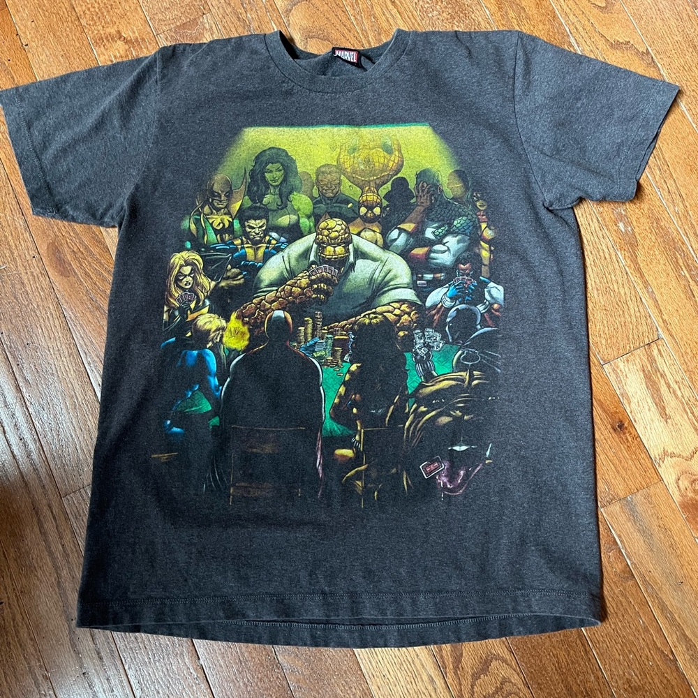 MAD Engine Charcoal Marvel Graphic Tee